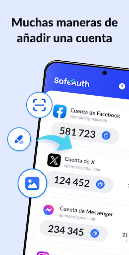 Captura de pantalla de App Autenticador - SafeAuth