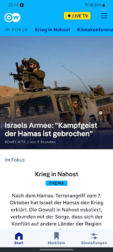 DW - Breaking World News Screenshot