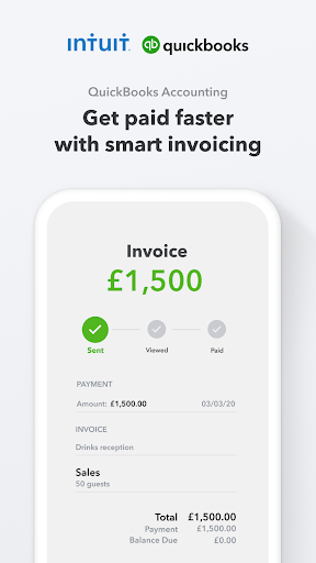 Captura de pantalla de QuickBooks Online Accounting