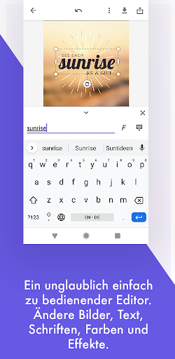 Desygner: Grafik-Design Editor Screenshot