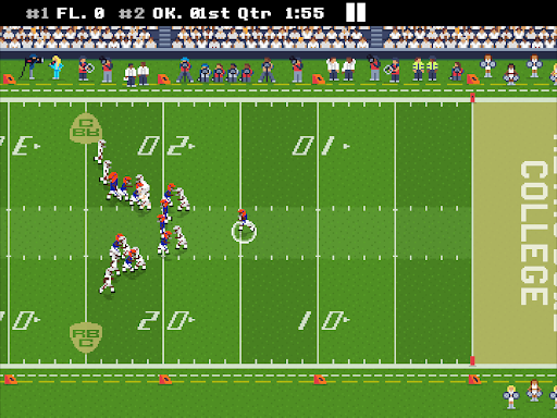 Captura de pantalla de Retro Bowl College
