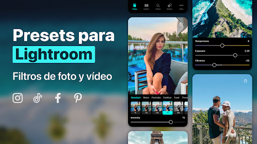 Captura de pantalla de Presets para Lightroom — FLTR