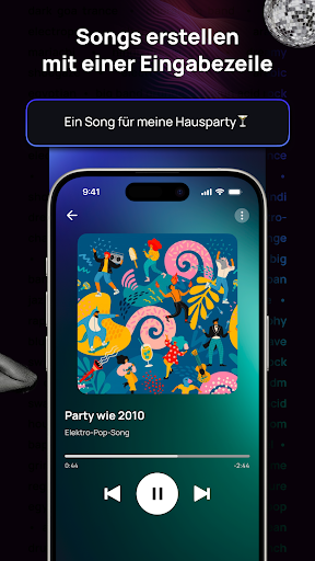 Donna KI Lied Musik Generator Screenshot
