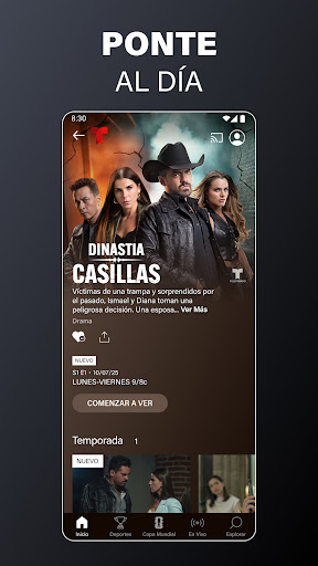 Captura de pantalla de Telemundo: Series y TV en vivo