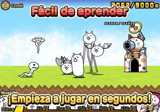 Captura de pantalla de The Battle Cats