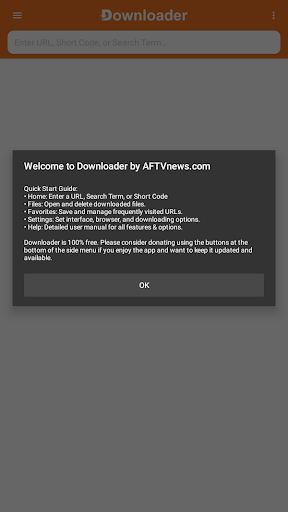 Captura de pantalla de Downloader by AFTVnews