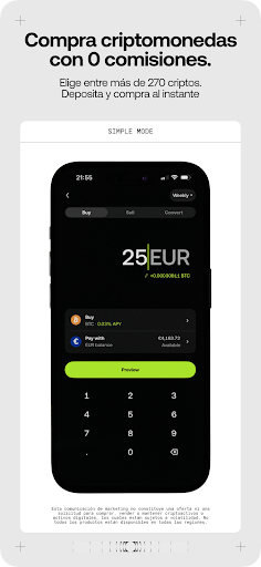 Captura de pantalla de OKX: Compra Bitcoin & cripto
