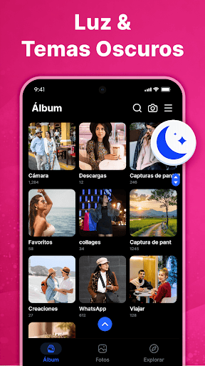 Captura de pantalla de Galería — Fotos y videos