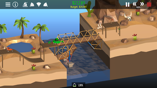 Captura de pantalla de Poly Bridge 2