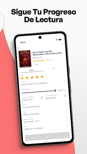 Captura de pantalla de Bookshelf - Biblioteca virtual