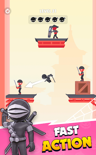 Captura de pantalla de Slicing Hero Sword Master Game