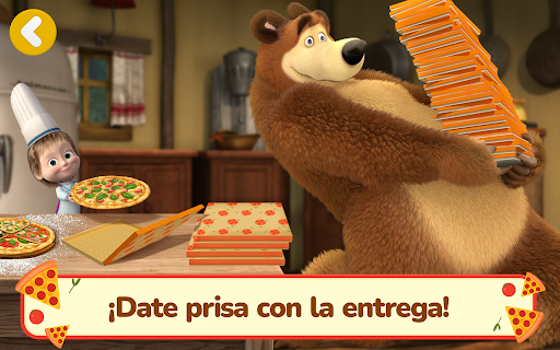 Captura de pantalla de Masha y el Oso Juegos de Pizza