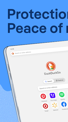 Captura de pantalla de DuckDuckGo & Duck.ai