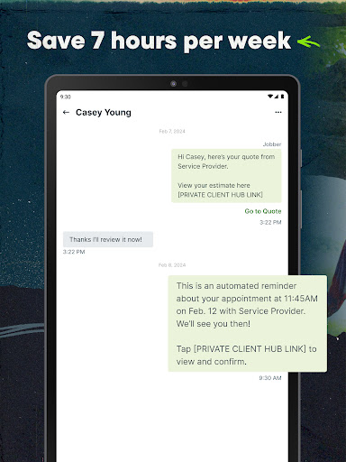 Captura de pantalla de Jobber: Field Service Software