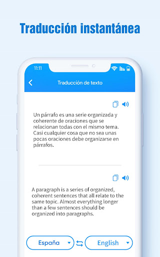 Captura de pantalla de XTraductor : IA Traducir