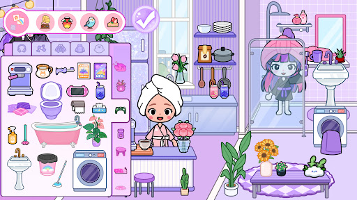 Captura de pantalla de Mia World: Dress Up City Life