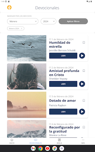 Captura de pantalla de Nuestro Pan Diario