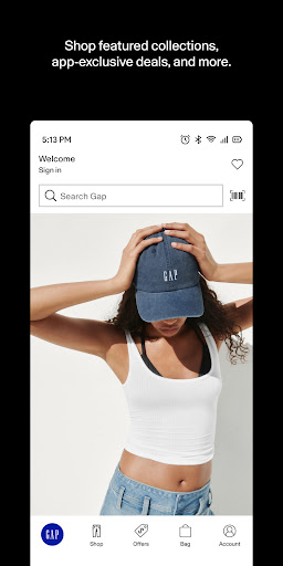 Captura de pantalla de Gap