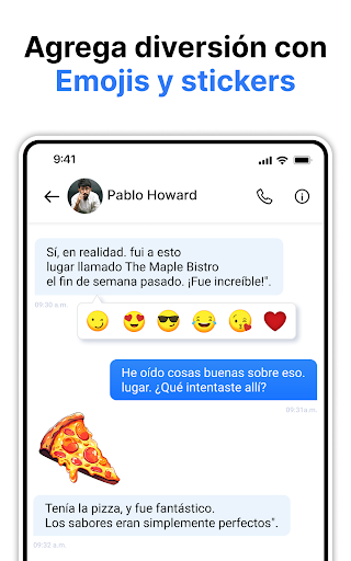 Captura de pantalla de Mensajes