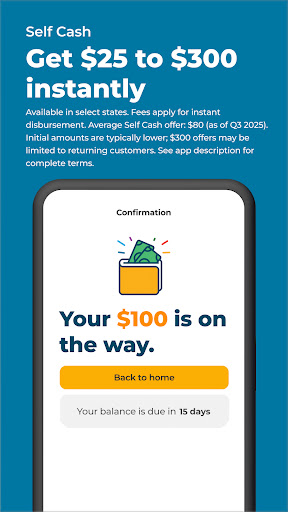 Captura de pantalla de Self – Credit Builder & Cash
