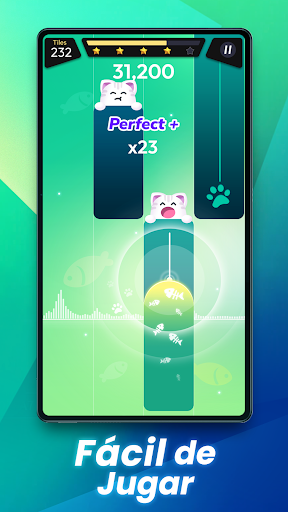 Captura de pantalla de Juego de música - Rhythm Rush
