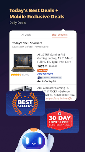 Captura de pantalla de Newegg Mobile