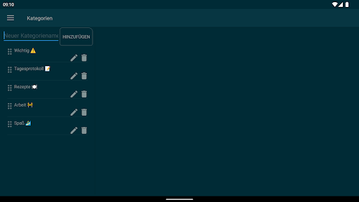 Notepad - einfache Notizen Screenshot