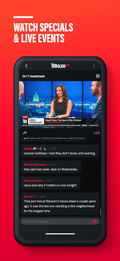 Captura de pantalla de BlazeTV