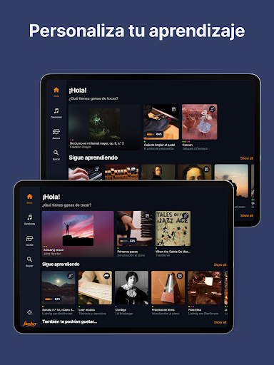 Captura de pantalla de flowkey: Aprende piano