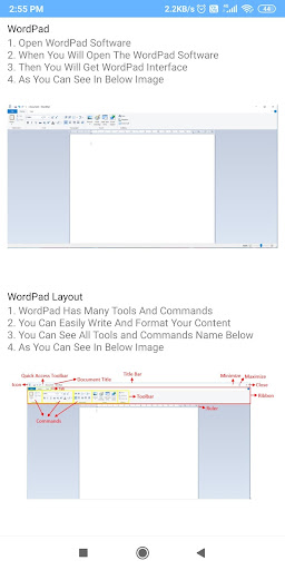 WordPad - Easy To Learn screenshot