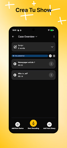 Captura de pantalla de Spreaker Podcasts