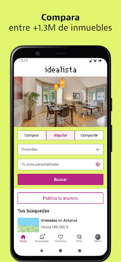 Captura de pantalla de idealista