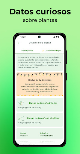 Captura de pantalla de PlantSnap