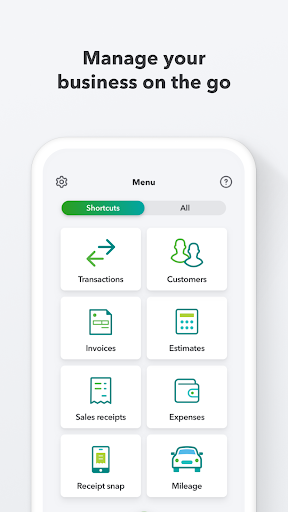 Captura de pantalla de QuickBooks Online Accounting