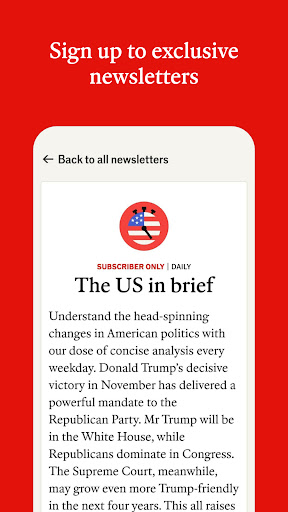 Captura de pantalla de The Economist - World News