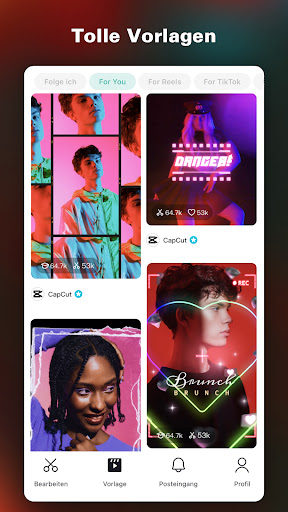 CapCut: Foto- und Video-Editor Screenshot