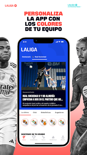 Captura de pantalla de LALIGA App Oficial 2025/26