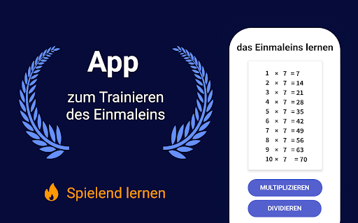 Einmaleins Mathe - Trainer 1x1 Screenshot