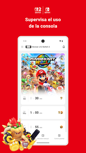 Captura de pantalla de Control parental de Nintendo…