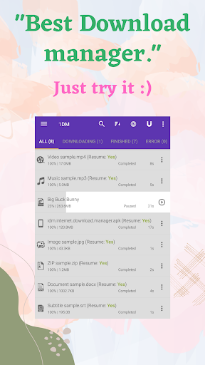 Captura de pantalla de 1DM+: Browser & Video Download