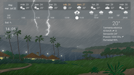 Captura de pantalla de Clima preciso YoWindow