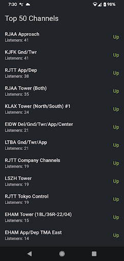 Captura de pantalla de LiveATC for Android