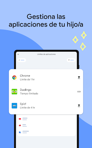 Captura de pantalla de Google Family Link