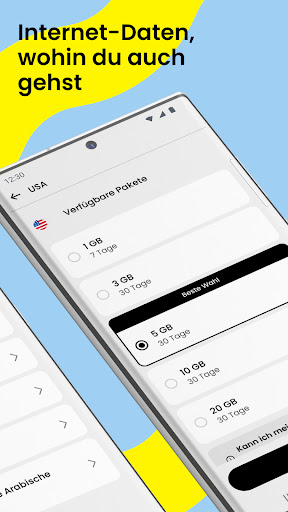 Saily eSIM: Daten für Reisen Screenshot