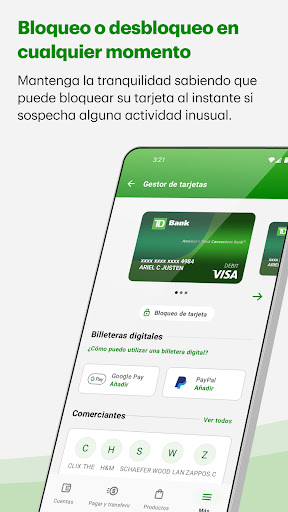 Captura de pantalla de TD Bank (EE. UU.)