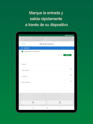 Captura de pantalla de Paycom