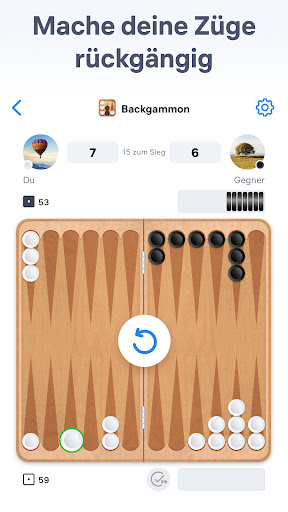 Backgammon - Brettspiel Screenshot