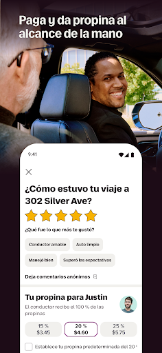 Captura de pantalla de Lyft
