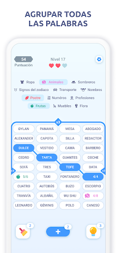 Captura de pantalla de Associations - Juego Palabras