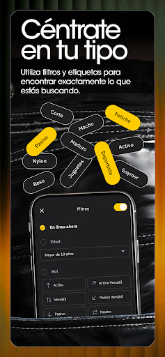 Captura de pantalla de Grindr citas y chats para gays